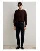 Mavi Kaşmir Karışımlı Kahverengi Kazak Slim Fit / Dar Kesim