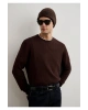 Mavi Kaşmir Karışımlı Kahverengi Kazak Slim Fit / Dar Kesim