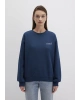 Mavi Logo Baskılı Lacivert Sweatshirt
