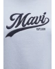Mavi Logo Baskılı Mavi Sweatshirt