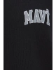 Mavi Logo Baskılı Siyah Sweatshirt