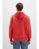 Mavi Logo Nakışlı Kapüşonlu Turuncu Sweatshirt