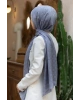 MONOGRAM ŞAL  - %57 İPEK %43 PAMUK