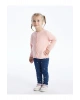 Nakış Detaylı Kız Bebek Jean Pantolon