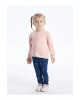 Nakış Detaylı Kız Bebek Jean Pantolon
