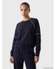 Natuvera Lacivert Bisiklet Yaka Kadın Sweatshirt