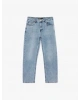 Pamuklu 5 Cepli Normal Bel Vintage Straight Fit Jean Pantolon