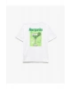 KOTON Pamuklu Kısa Kollu Beyaz Kadın T-Shirt