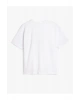 Pamuklu Kısa Kollu Bisiklet Yaka Beyaz Kadın T-Shirt 5SAK50128EK