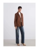 Peak Yeni Sezon Süet Görünümlü Kadın Blazer Ceket