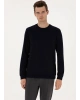 Pierre Cardin Lacivert Erkek Bisiklet Regular Fit Sweatshirt LONG