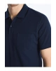 LCWAIKIKI Classic Lacivert Polo Yaka Kısa Kollu Pike Erkek Tişört