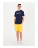 Polo Yaka Pembe-beyaz Erkek %100 Pamuk T-shirt 1573100