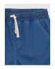 Rahat Kalıp Beli Lastikli Erkek Çocuk Jean Şort