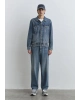 Ray Classic Denim Vintage İndigo Mavisi Jean Ceket