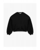 Regular Fit Üç İplik Uzun Kollu Bisiklet Yaka Basic Sweatshirt
