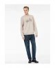 Regular Fit Uzun Kollu Şardonlu Baskılı Bisiklet Yaka Sweatshirt