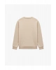 Regular Fit Uzun Kollu Şardonlu Baskılı Bisiklet Yaka Sweatshirt