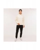 Ros Erkek Ekru Kapüşonlu Hoodie