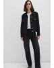 Ruby Iconic Koyu Gri Jean Ceket
