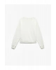 Şardonlu Uzun Kollu Bisiklet Yaka Basic Oversize Sweatshirt