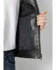 Siyah Biker Ceket Slim Fit / Dar Kesim