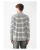 Siyah Çizgili Basic Tişört Loose Fit / Bol Rahat Kesim