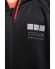 Siyah Çocuk Fermuarlı Kapüşonlu Sweatshirt 22b-3101