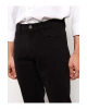 Siyah Dar Kalıp Gabardin Erkek Chino Pantolon