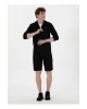 Siyah Erkek Regular Fit Sweat Şort TEROY