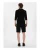 Siyah Erkek Regular Fit Sweat Şort TEROY