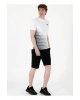 Siyah Lastikli Bel Regular Fit Erkek Sweat Şort MARKO