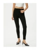Skinny Fit Kot Pantolon Esnek Yüksek Bel Dar Paça Dar Kesim Cepli - Carmen Jean