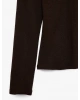 Slim Fit Dik Yaka Uzun Kollu Tişört