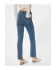 Slim Fit Kot Pantolon Düz Paça Standart Bel - Slim Straight Fit Jeans
