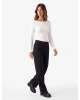 Slim Fit Pamuklu Kayık Yaka Uzun Kollu Basic Tişört
