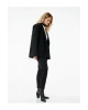 Slim Fit Yüksek Bel Kemerli Cigarette Kumaş Pantolon