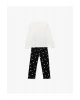 Snoopy Baskılı Lisanslı Uzun Kollu Bisiklet Yaka Pamuklu Pijama Takımı (AW 25)