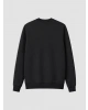 SOUTHBLUE Siyah Bisiklet Yaka Nakışlı Erkek Kalın Sweatshirt