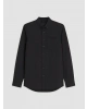 SOUTHBLUE Siyah Regular Fit Oxford Erkek Gömlek
