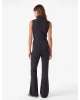 Standart Bel Slim Fit Geniş İspanyol Paça Pantolon