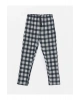 Standart Kalıp Ekose Erkek Pijama Alt