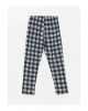 Standart Kalıp Ekose Erkek Pijama Alt