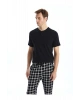 LC WAIKIKI Siyah Standart Kalıp Erkek Pijama Takımı