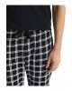 LC WAIKIKI Siyah Standart Kalıp Erkek Pijama Takımı
