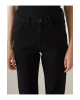 LCW Jeans Siyah Straight Fit Kadın Jean Pantolon