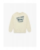 Koton Kids Beyaz Bisiklet Yaka Fast Food Rider Baskılı Çocuk Sweatshirt