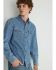 Ted Indigo Mavisi Jean Gömlek