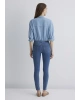 Tess Gold Luxury Vintage Indigo Mavisi Jean Pantolon