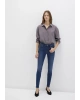 Tess Gold Premium Indigo Mavisi Jean Pantolon
